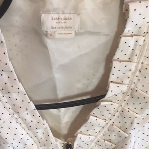 kate spade Tops - Cream with black dot ruffle blouse kate spade Tops - Cream with black dot ruffle blouse